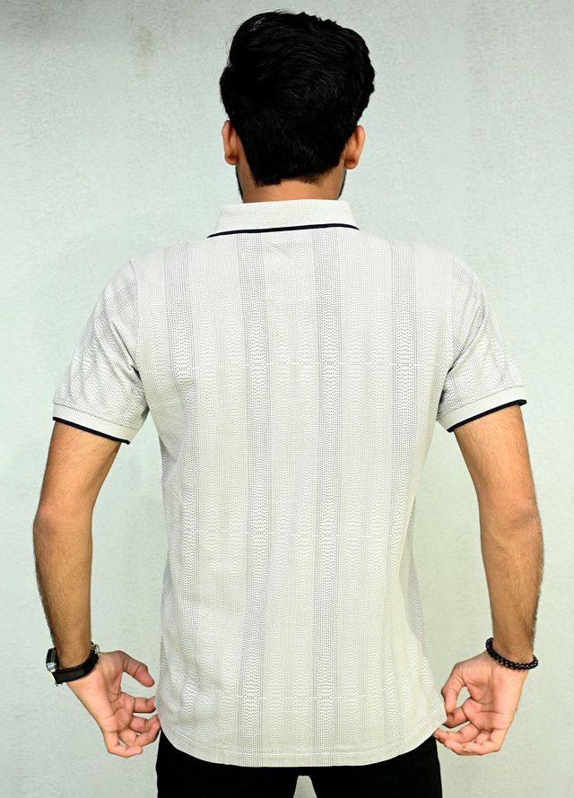Sanaulla Exclusive Pret Casual Cotton Polo 2018 Grey