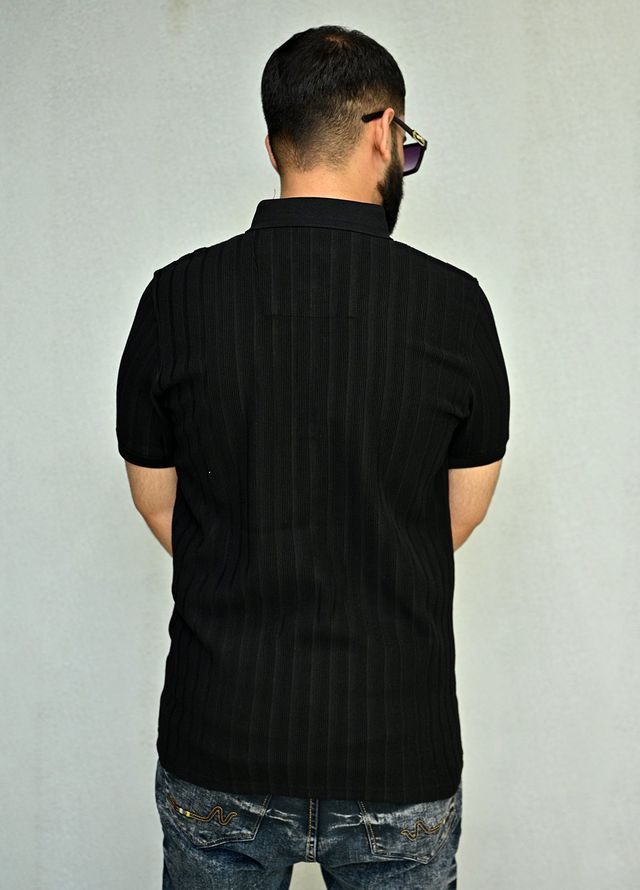 Sanaulla Exclusive Pret Casual Cotton Polo 2042 Black