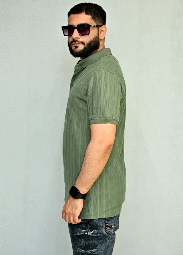 Sanaulla Exclusive Pret Casual Cotton Polo 2042 Green