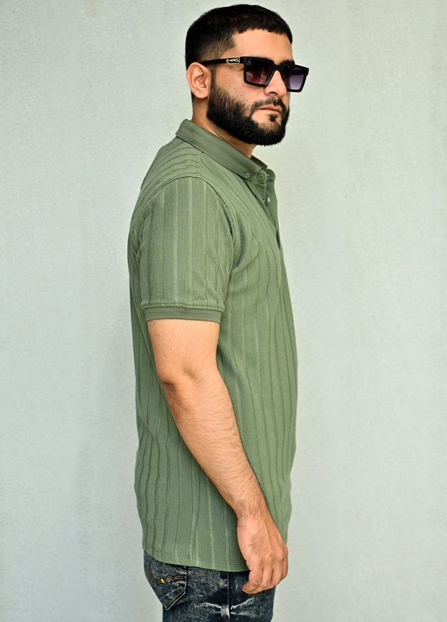 Sanaulla Exclusive Pret Casual Cotton Polo 2042 Green