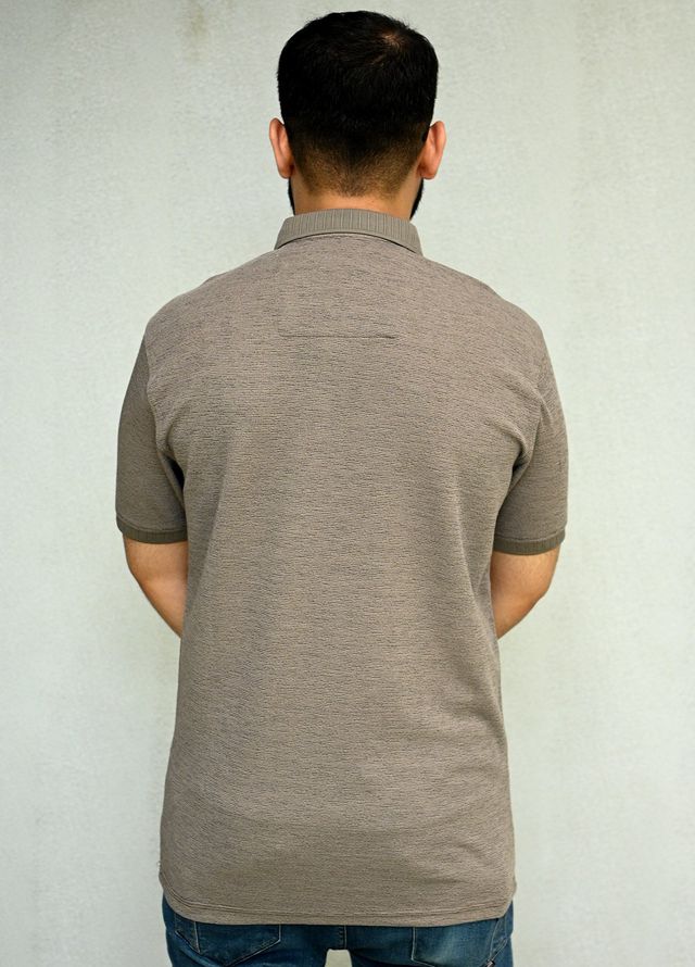 Sanaulla Exclusive Pret Casual Cotton Polo 2083 Dark Brown