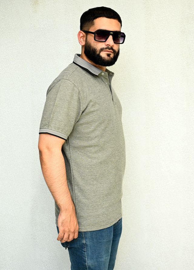Sanaulla Exclusive Pret Casual Cotton Polo 8043R-2 Green