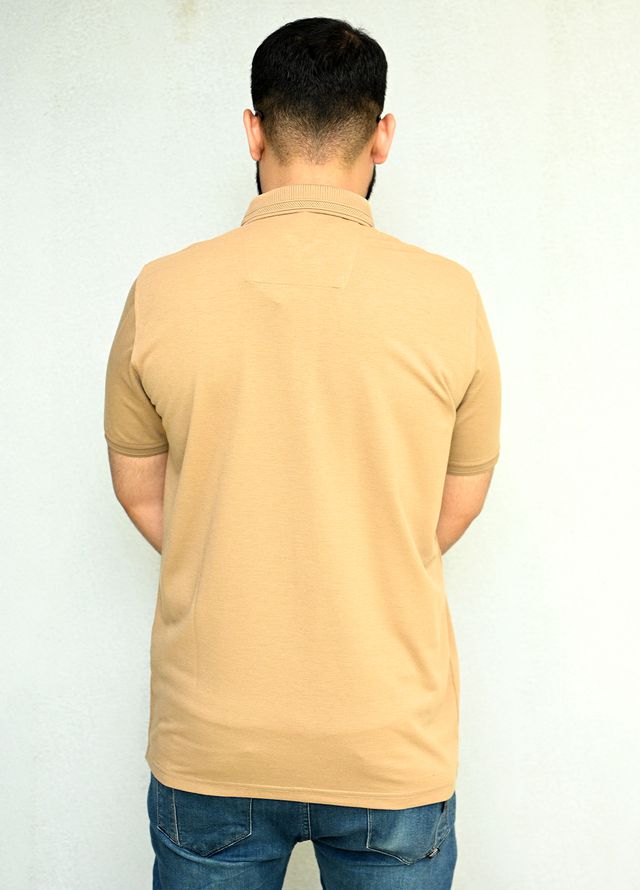Sanaulla Exclusive Pret Casual Cotton Polo 8183 Brown