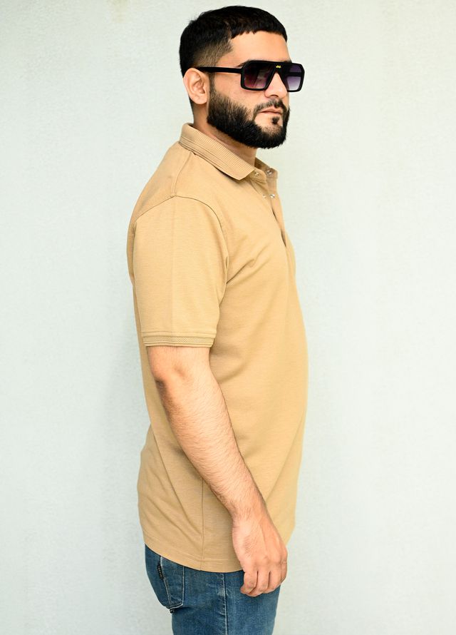 Sanaulla Exclusive Pret Casual Cotton Polo 8183 Brown