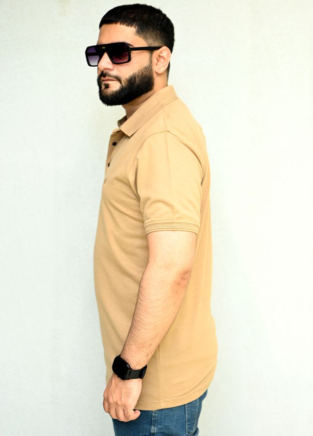 Sanaulla Exclusive Pret Casual Cotton Polo 8183 Brown