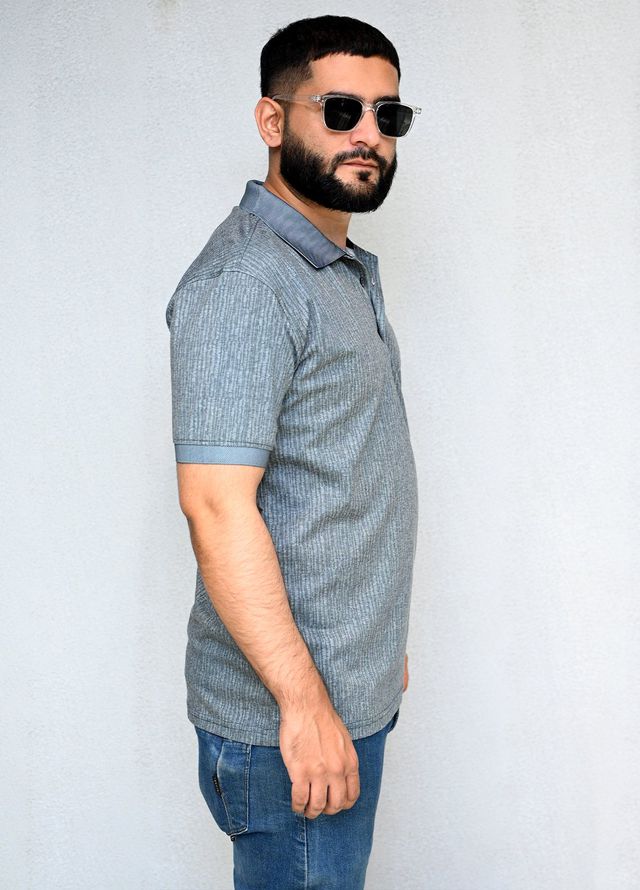 Sanaulla Exclusive Pret Casual Cotton T-Shirt D-3077 Dark Green