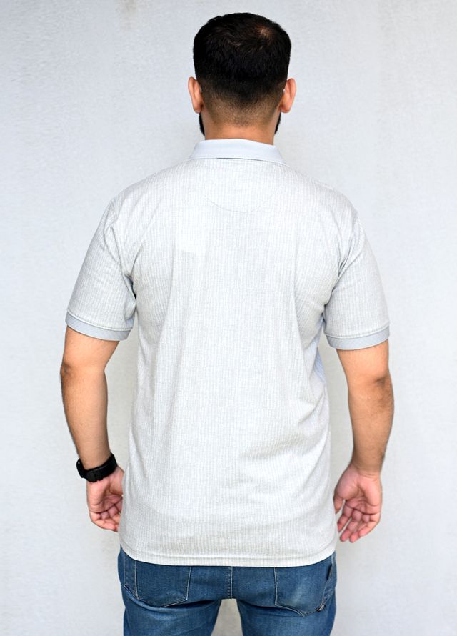 Sanaulla Exclusive Pret Casual Cotton T-Shirt D-3077 Grey
