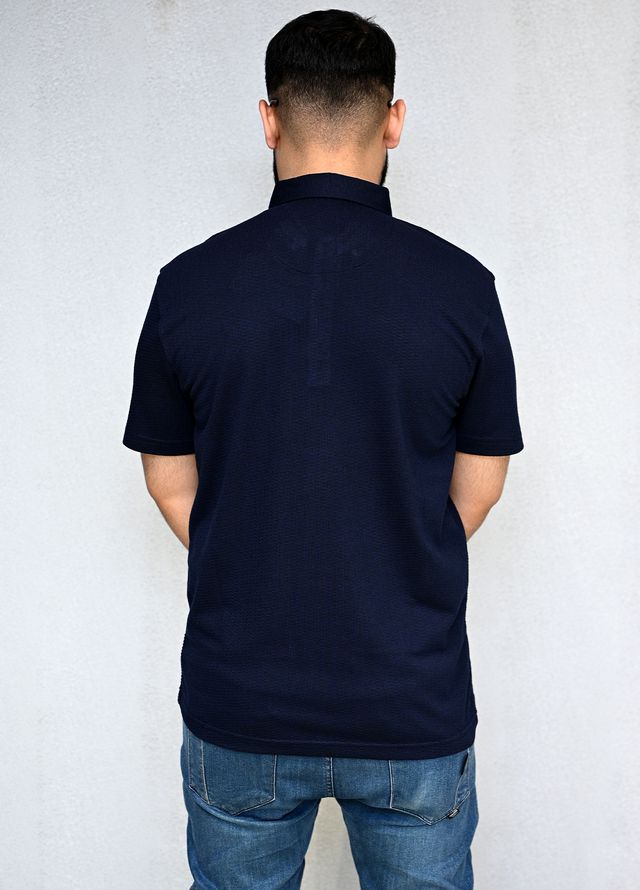 Sanaulla Exclusive Pret Casual Cotton T-Shirt D-3153 Navy