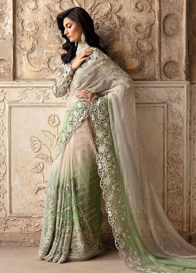 Sardinia Embroidered Chiffon Suits Unstitched 3 Piece SRD25CF D-1107 Layla - Formals Collection
