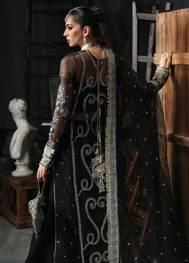 Sardinia Embroidered Organza Suits Unstitched 3 Piece D-1201 Lumen - Formals Collection