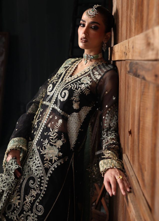 Sardinia Embroidered Organza Suits Unstitched 3 Piece D-1201 Lumen - Formals Collection