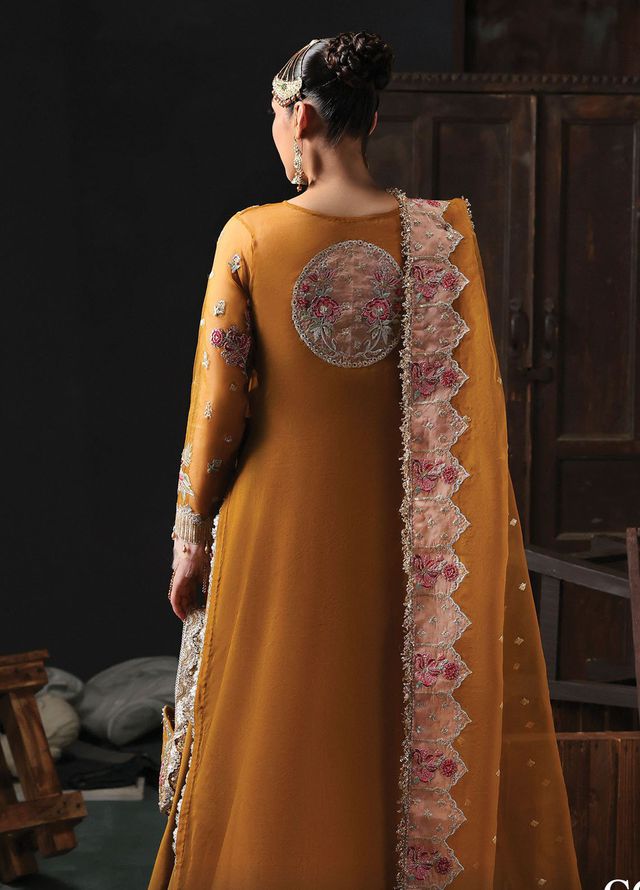 Sardinia Embroidered Organza Suits Unstitched 3 Piece D-1203 Elena - Formals Collection