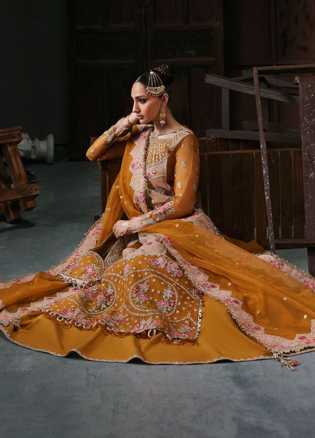 Sardinia Embroidered Organza Suits Unstitched 3 Piece D-1203 Elena - Formals Collection