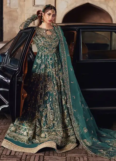 Shadmani by Qalamkar Embroidered Net Suits Unstitched 3 Piece QLM24SM Hala - Formals Collection