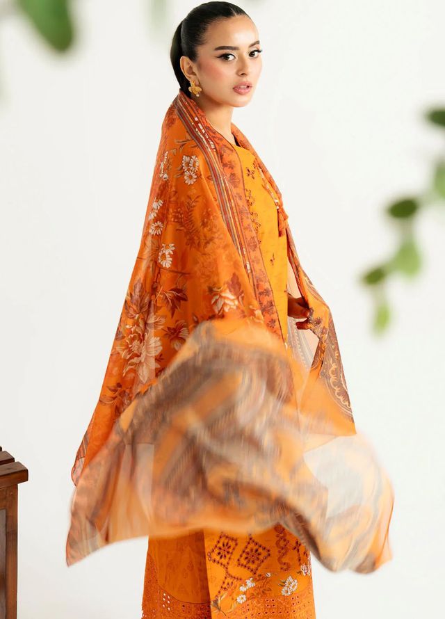 Sifa by Imrozia Pret Embroidered Lawn 3 Piece Suit SP-101 Kira