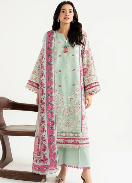 Sifa by Imrozia Pret Embroidered Lawn 3 Piece Suit SP-91 Haya