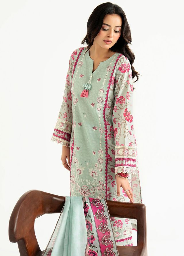 Sifa by Imrozia Pret Embroidered Lawn 3 Piece Suit SP-91 Haya