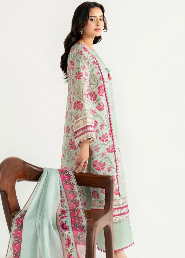 Sifa by Imrozia Pret Embroidered Lawn 3 Piece Suit SP-91 Haya
