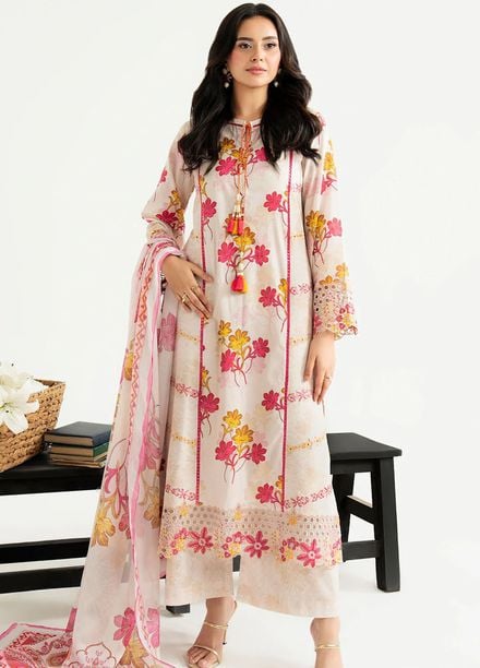 Sifa by Imrozia Pret Embroidered Lawn 3 Piece Suit SP-95 Nysa