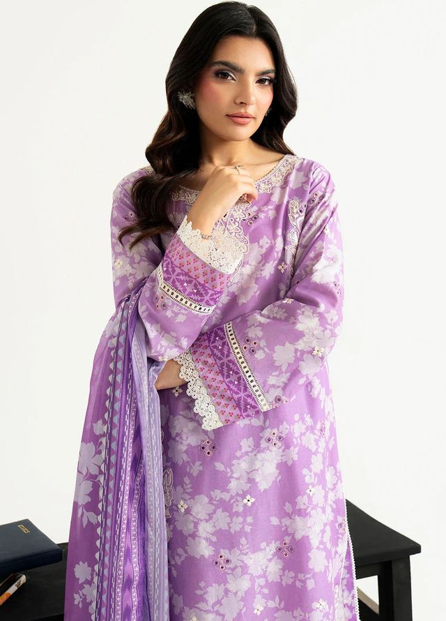 Sifa by Imrozia Pret Embroidered Lawn 3 Piece Suit SP-96 Lina
