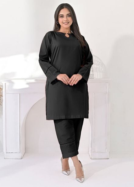 Silcot Pret Plain Silk 2 Piece Suit Silken Shadows