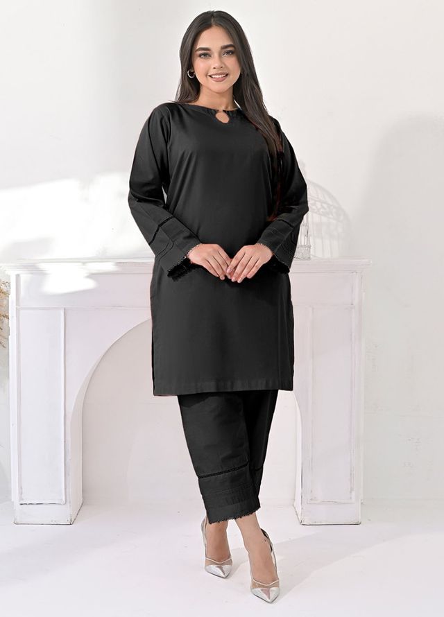 Silcot Pret Plain Silk 2 Piece Suit Silken Shadows
