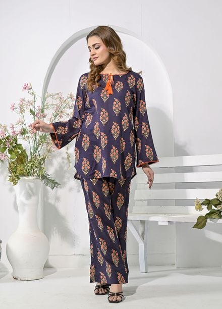 Silcot Pret Printed Lawn 2 Piece Suit Midnight Bloom