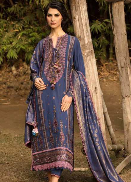 Sobia Nazir Embroidered  Suits Unstitched 3 Piece SN21W 02B - Winter Collection