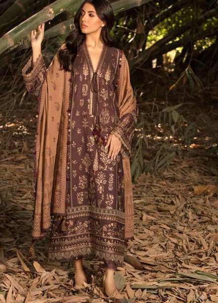 Sobia Nazir Embroidered  Suits Unstitched 3 Piece SN21W 03A - Winter Collection