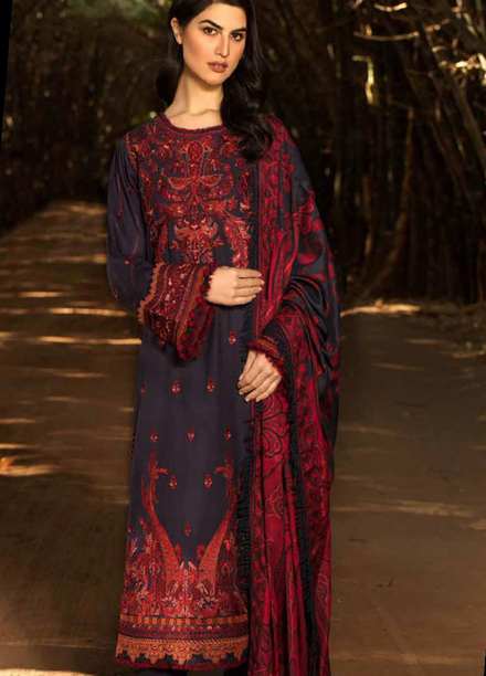 Sobia Nazir Embroidered  Suits Unstitched 3 Piece SN21W 05A - Winter Collection