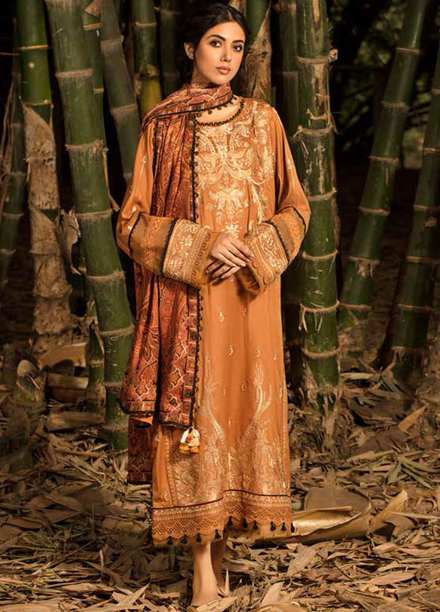 Sobia Nazir Embroidered  Suits Unstitched 3 Piece SN21W 05B - Winter Collection