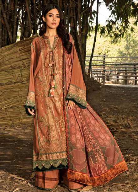 Sobia Nazir Embroidered  Suits Unstitched 3 Piece SN21W 06A - Winter Collection