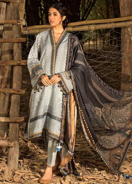 Sobia Nazir Embroidered  Suits Unstitched 3 Piece SN21W 07B - Winter Collection