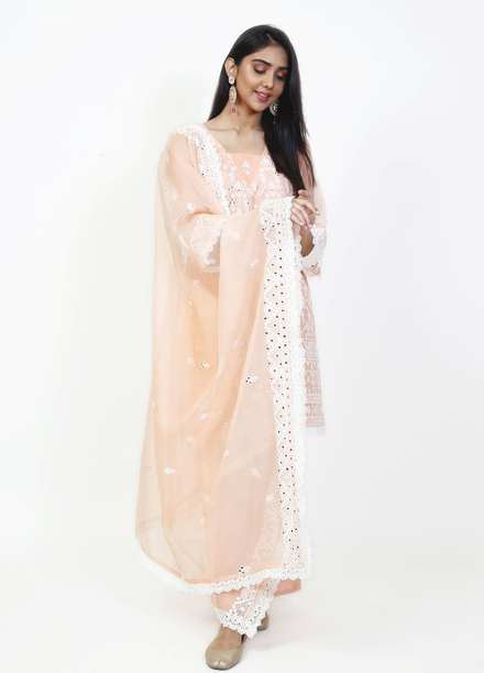 Fashion Porters Luxury Pret Embroidered Cotton Net 4 Piece Dress SUS22-TM7