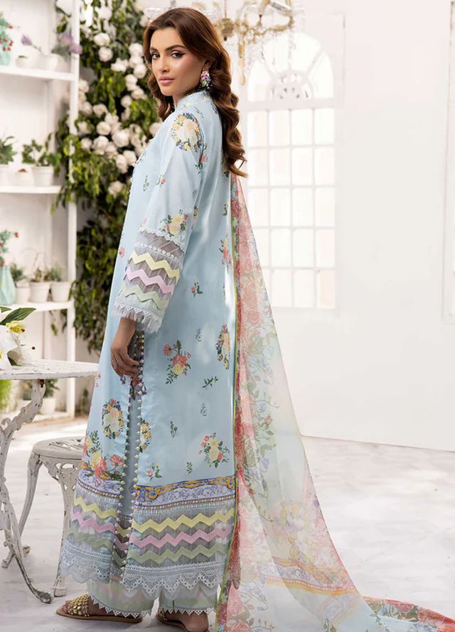 Tessa Printed Lawn Suits Unstitched 3 Piece Blooming Beauty - Summer Collection