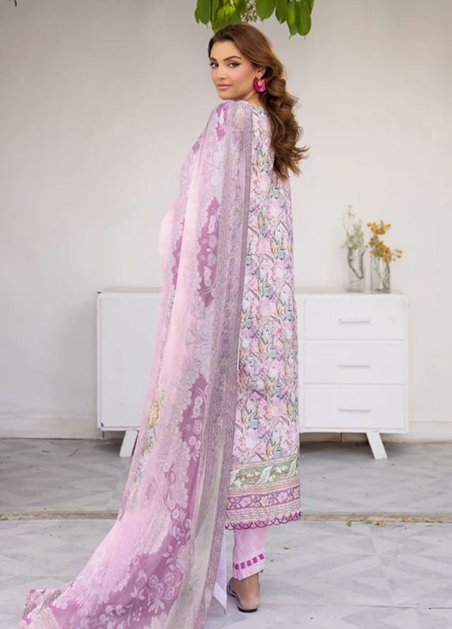 Tessa Printed Lawn Suits Unstitched 3 Piece Floral Fantasy - Summer Collection
