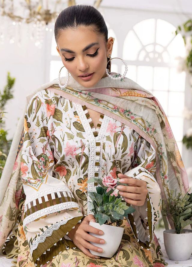Tessa Printed Lawn Suits Unstitched 3 Piece Vintrage Vibes - Summer Collection