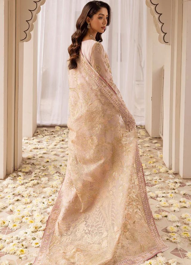 Tessa Studio Embroidered Net Suits Unstitched 4 Piece Dur e Fishan - Formals Collection