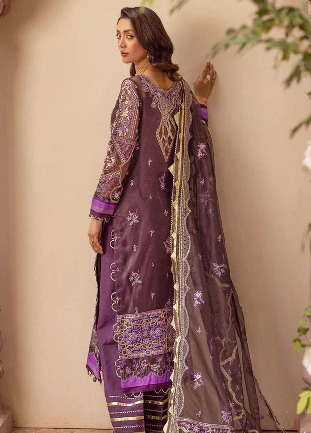 Tessa Studio Embroidered Net Suits Unstitched 4 Piece Malika Jaan - Formals Collection