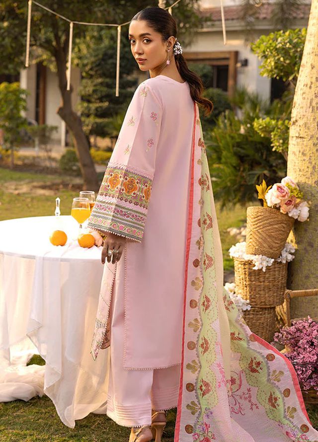 Tessa Studio Pret Embroidered Lawn 3 Piece Suit Blush Bloom