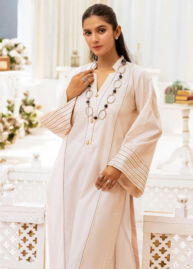 Tessa Pret Solid Lawn 2 Piece Suit Light Dew