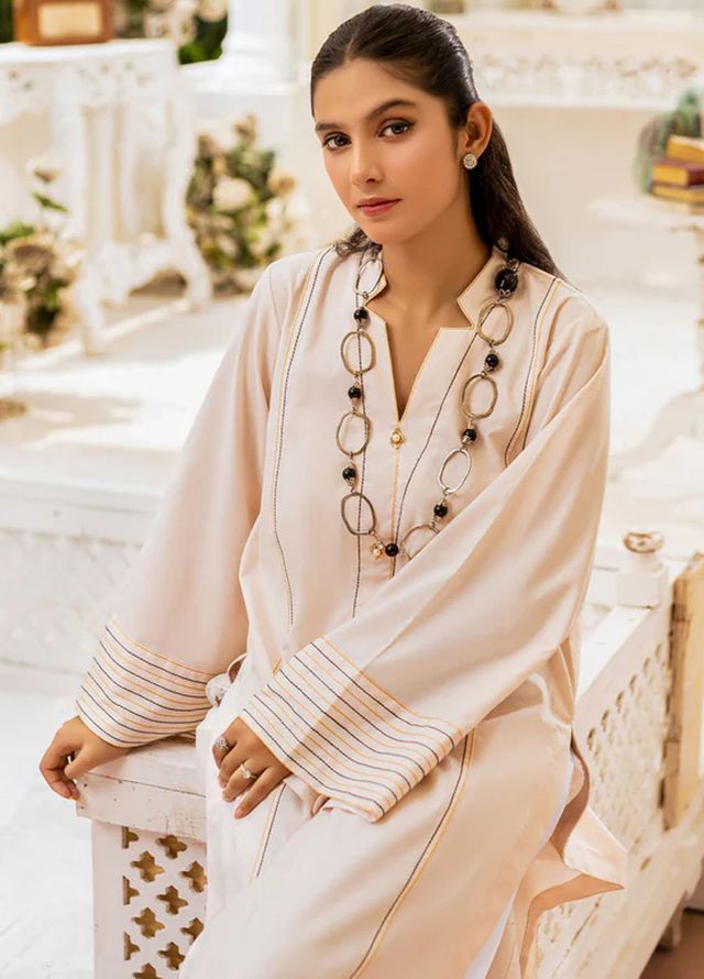 Tessa Pret Solid Lawn 2 Piece Suit Light Dew