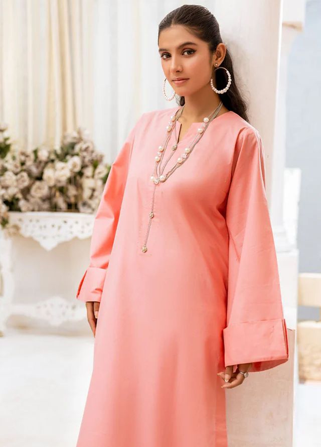 Tessa Pret Solid Lawn 2 Piece Suit Rosey Haze
