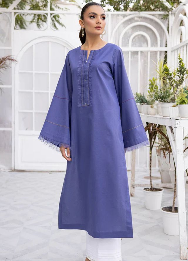 Tessa Pret Solid Lawn 2 Piece Suit Royal Regin