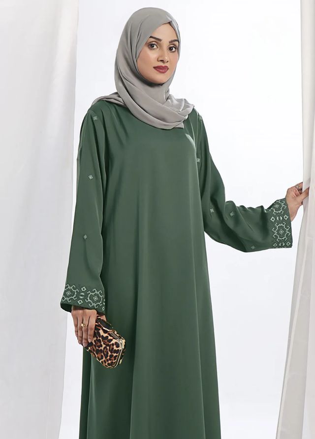 TGM Pret Embroidered Nidha Abaya Mazneen