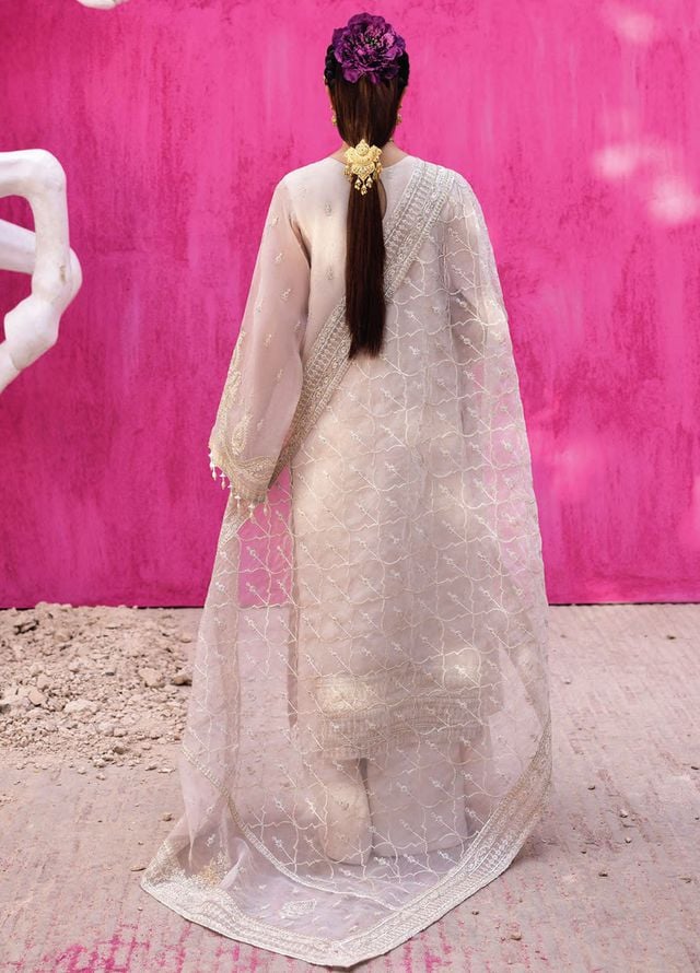 The Empress by Emaan Adeel Embroidered Chiffon Suits Unstitched 3 Piece EA25TE D-06 Lumesse - Formals Collection