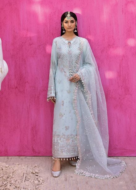 The Empress by Emaan Adeel Embroidered Organza Suits Unstitched 3 Piece EA25TE D-02 Cealina - Formals Collection