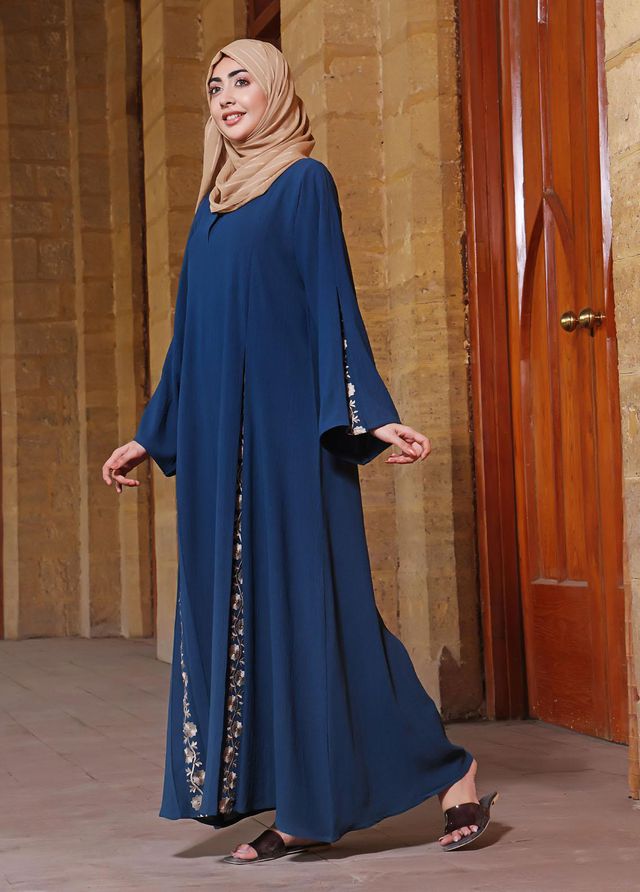 The Great Master (TGM)   Front Open Style Abaya Bahar