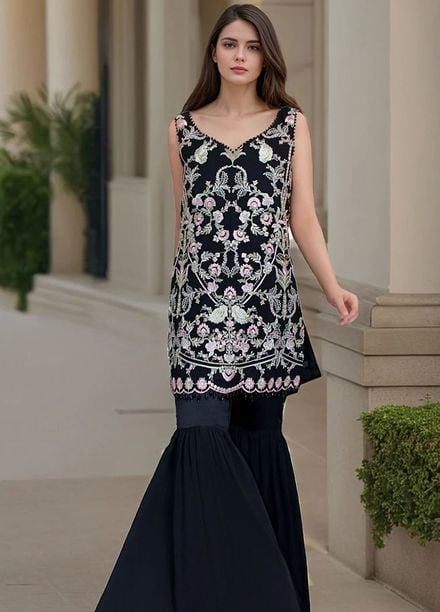 Thread and Motifs Pret Embroidered Chiffon 2 Piece 9523