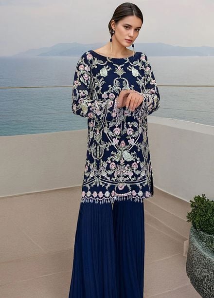 Thread and Motifs Pret Embroidered Chiffon 3 Piece 9523.1